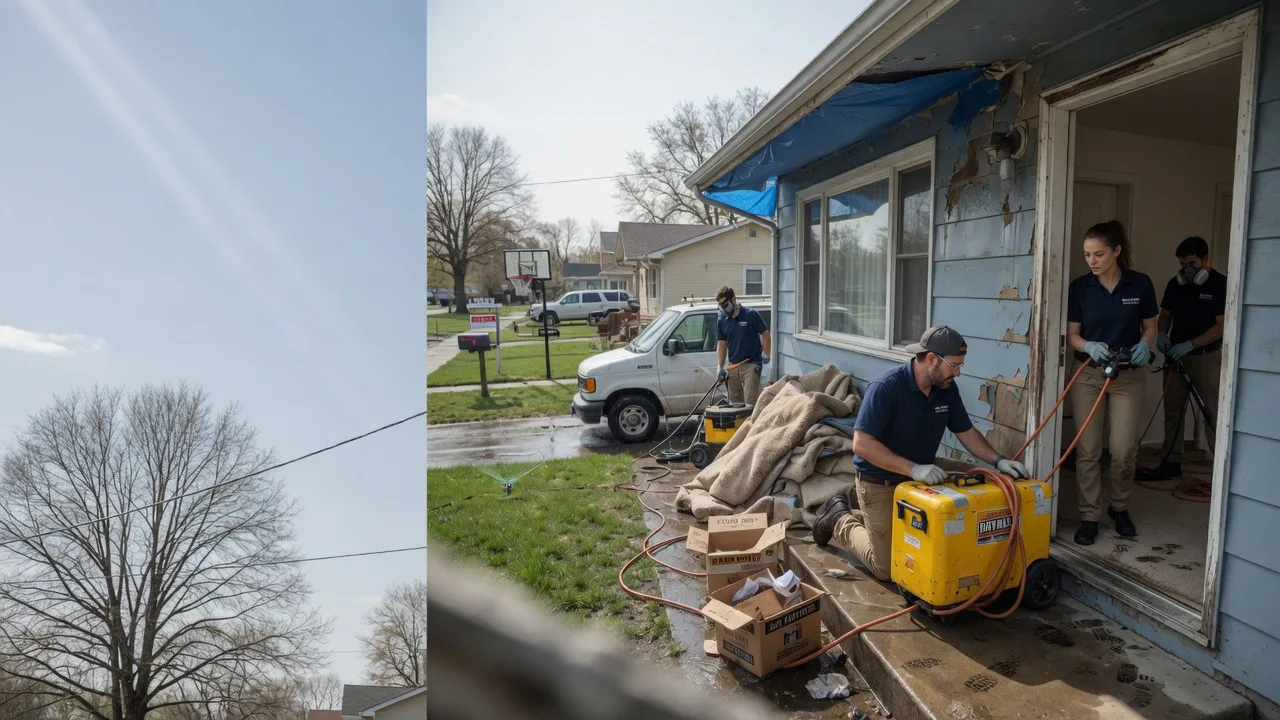 Basement Flood Cleanup in Graham, MO near me